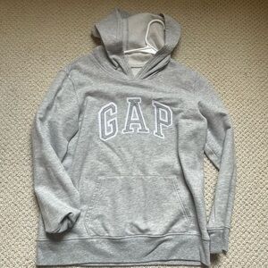 GAP Light Gray Cotton Blend Hoodie